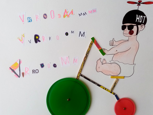 8 STAGE-AFFICHE EN RELIEF VELO