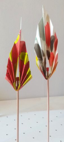 ROULE POUR TA FLAMME / PEINTURE ORIGAMI