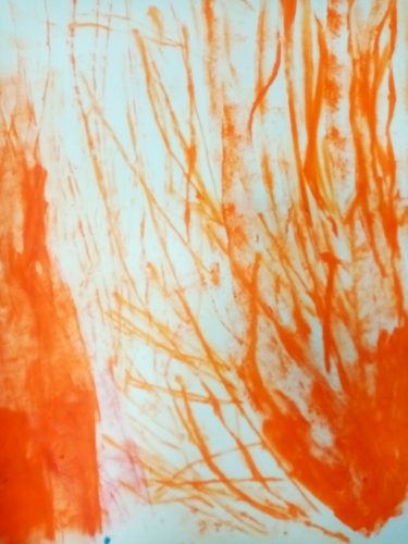 FLAMME OLYMPIQUE / ROULE POUR TA FLAMME / PEINTURE ORIGAMI