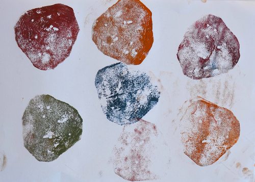 IMPRSSION GALET ENCRE DE GRAVURE