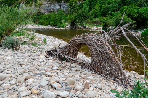 Land-Art-L'affut-canoe-6