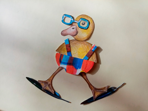 Canard -Les motifs du patron