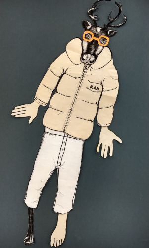 Caribou / Techniques mixtes