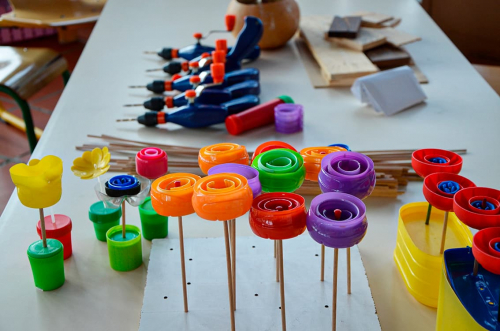 création-fleurs-ecole-primaire