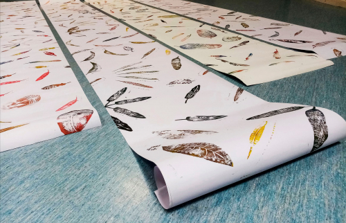 tapisserie-plume-impression-tampon