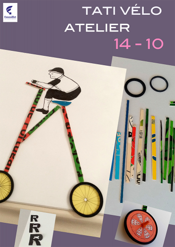 ATELIER TATI VELO / CRÉATION D'AFFICHE EN RELIEF/ 2023